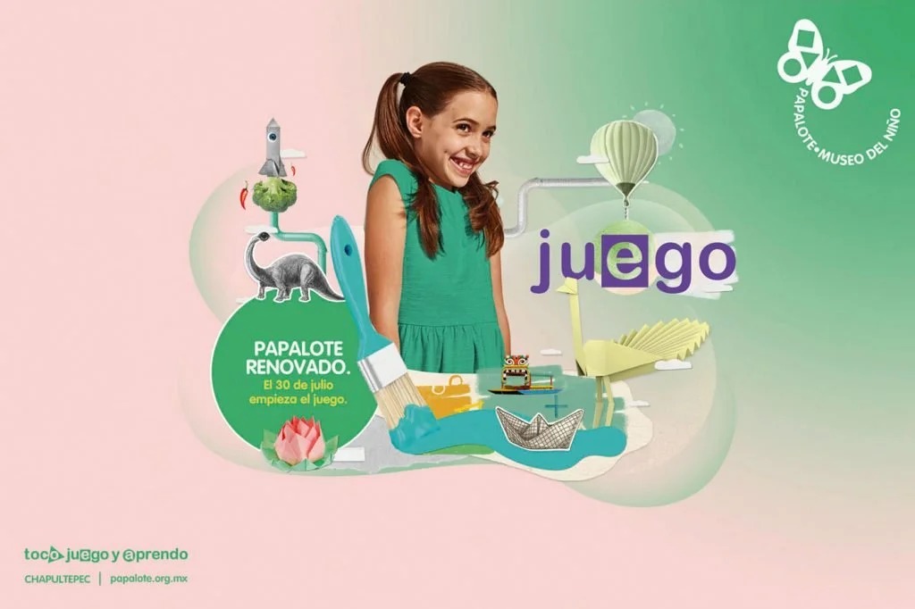 Museo Papalote digital collages campaign view 4